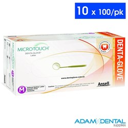 Ansell Dentaglove PF Latex Gloves S 10 x 100/pk