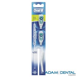 Oral B CrossAction Power Replacment Toothbrush Head Medium 2/pk