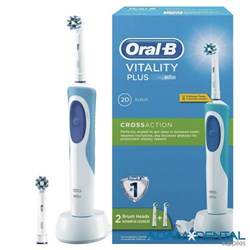 Vitality Plus CrossAction 2 Toothbrush Heads 1/pk