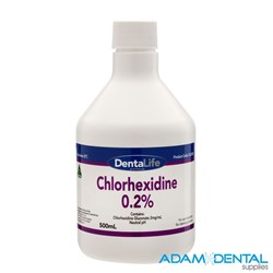 Dentalife Chlorhexidine 0.2% Endodontic Solution 500ml Bottle