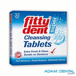 Fittydent Cleansing Tablets 32 Pack
