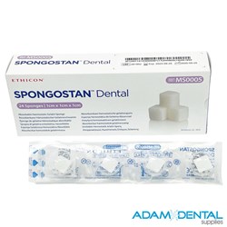 Ethicon SPONGOSTAN Dental Haemostatic Gelatin Sponge 10x10mm 24/pk