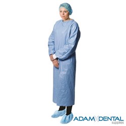 Cover Gown, Blue, Non Sterile L size 10/pack