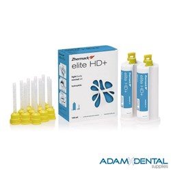 Elite HD+ Wash Material Light Body Normal Set 2 x 50ml Cartridges + 12 Mixing Tips
