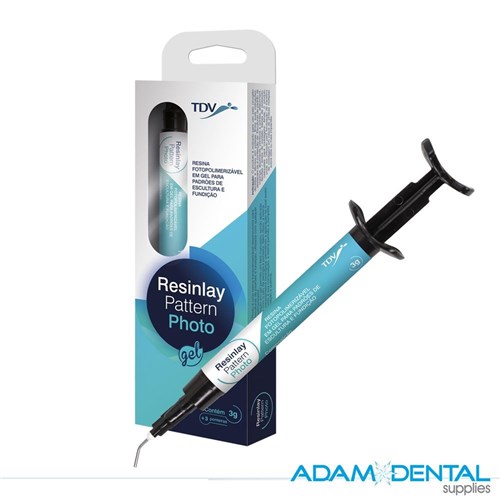 TDV Resinlay Pattern Gel 3g Light Cure 3g + 3 tips