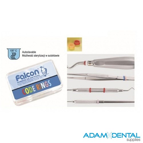 Silicone Colour Code Rings Assorted 450/pk