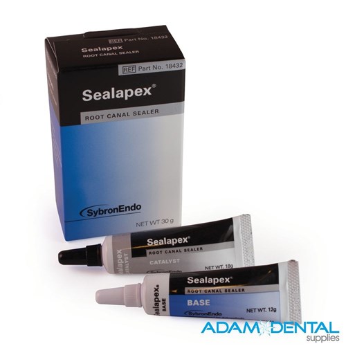 SEALAPEX Base 12g Catalyst 12g & Mixing Pad Root Canal Sealer