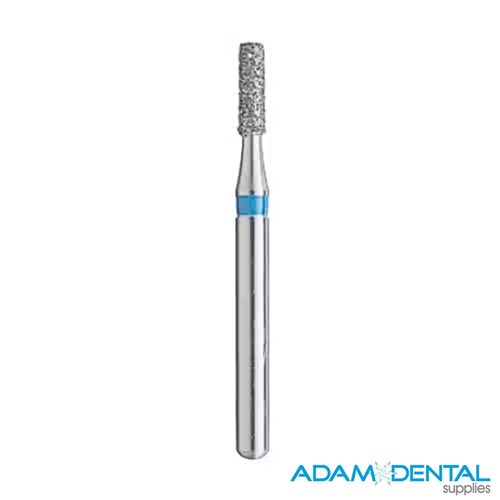 Diamond Bur BLU WHITE #504F Fine Straight Cylinder FG x 5