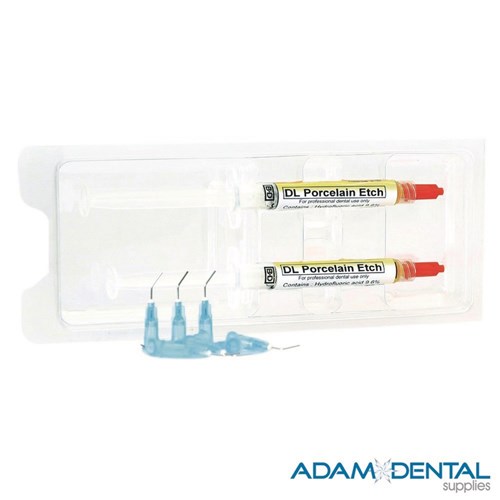 Dentalife Porcelain Etch 9.6% Hydrofluoric Acid 2 x 2.5ml