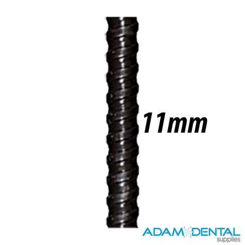 Small 11mm Spiral Black
