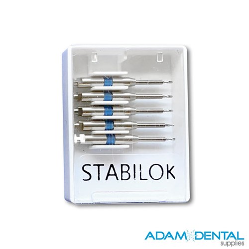 Drill Refills 5pk Stainless Steel Small Blue