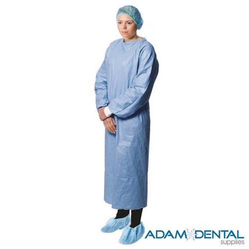 Cover Gown, Blue, Non Sterile L size 10/pack