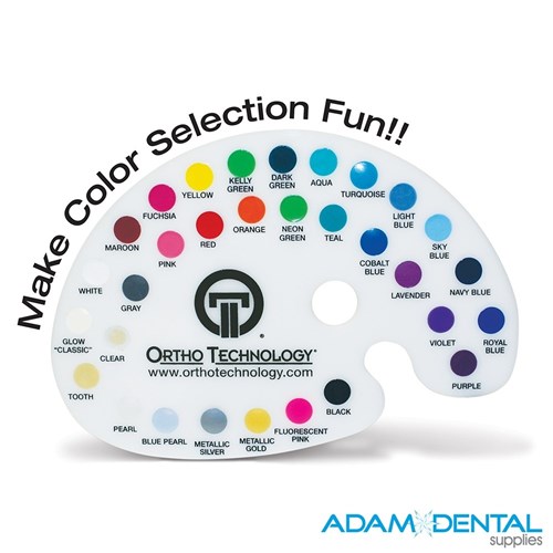 Ortho Technology Elastomeric Colour Palette