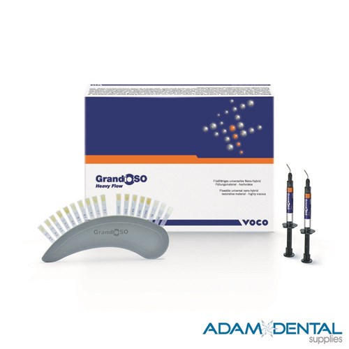 VOCO GrandioSO Heavy Flow Syringe Set 5x2g A2 A3 A3.5 WO GA5 Guide+Acc